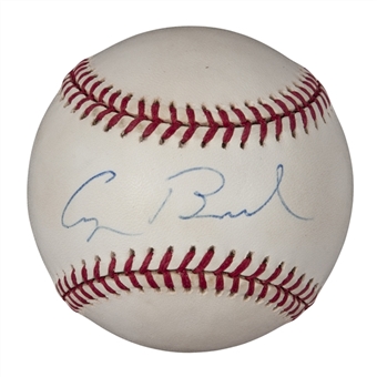 George H.W Bush Autographed Baseball (PSA/DNA)